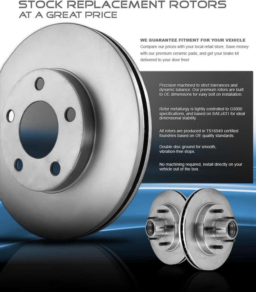 Brake Disc Rotors and Metallic Brake Pads X837