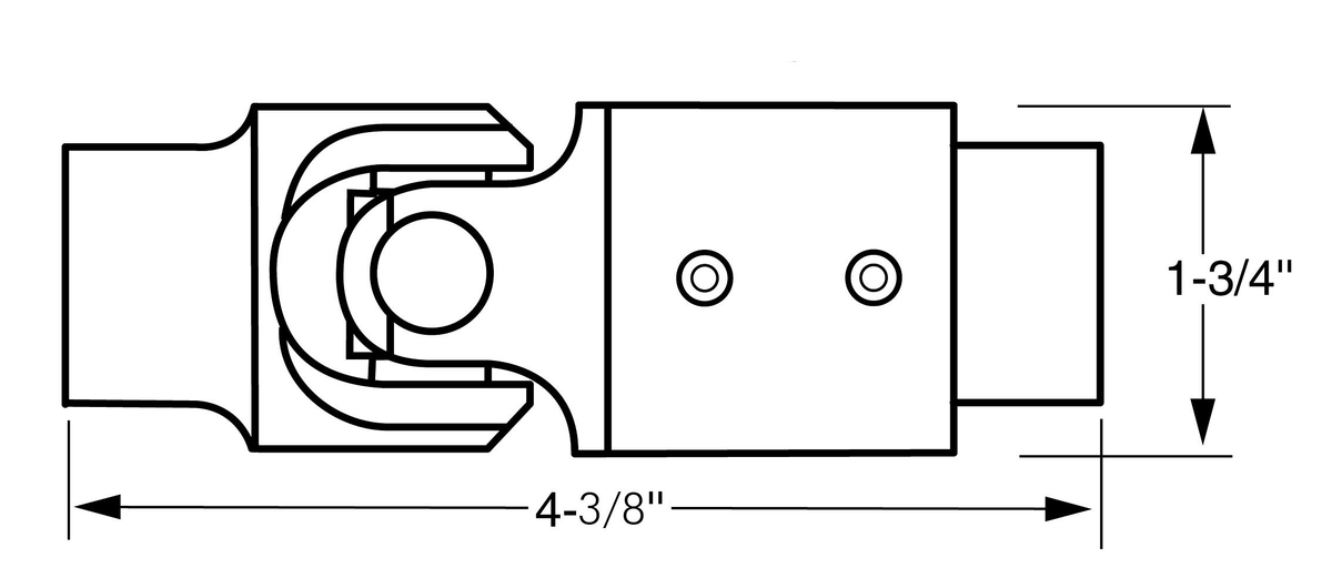 Single Steering Universal Joint L11870