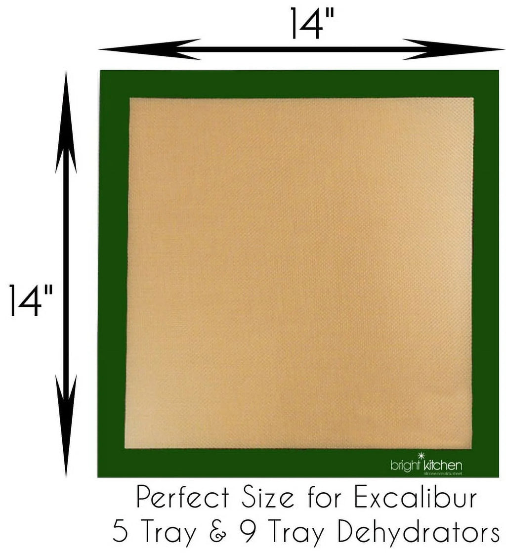 5 x 14" x 14" Non-Stick Fruit Leather Drying Sheet for Dehydrator O6944