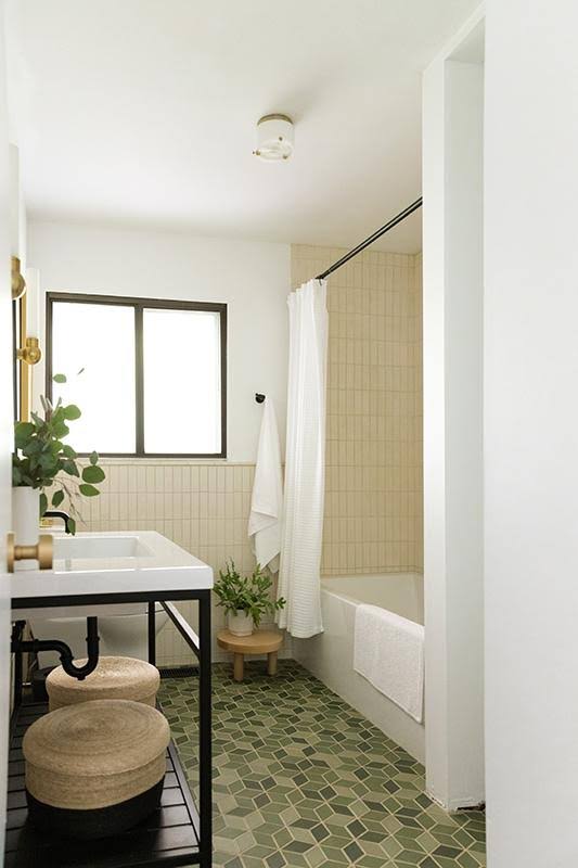 Satin Brass LED Flush Mount C67864