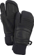 Black 3-Finger Leather Gloves O23769