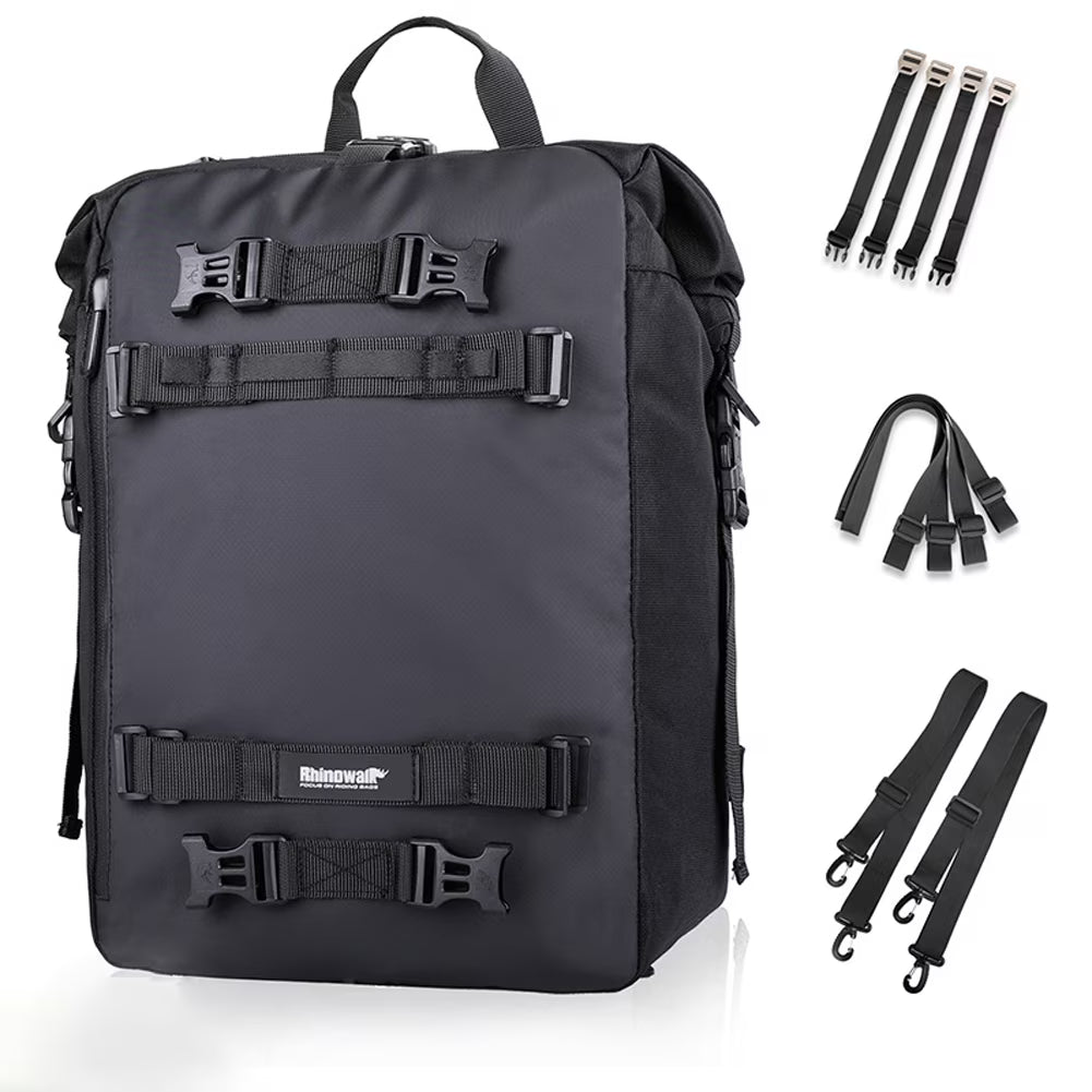 Waterproof Motorcycle Saddle Rack Trunk Luggage Bag J4635