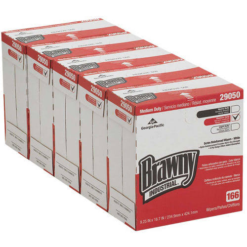 Scrim Reinforced Wipers 166/Box 5 Boxes/Carton T854347