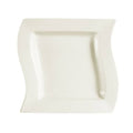 White Stoneware Square Pasta Bowl 24 oz A764294