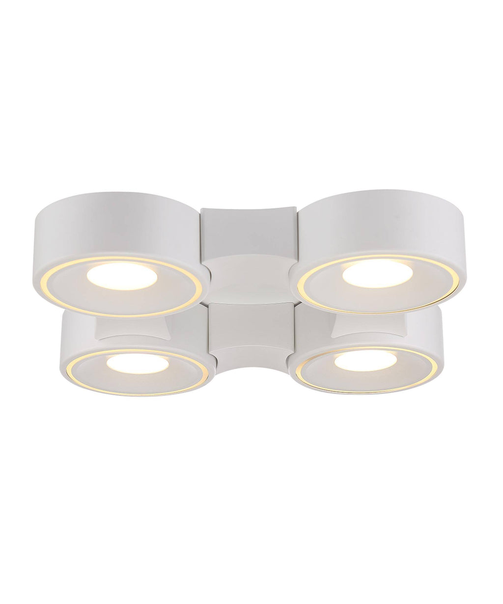 White 4 Light LED Surface Mount X6732