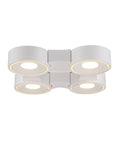 White 4 Light LED Surface Mount X6732
