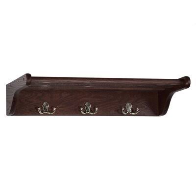 Mahogany Wall Mounted Coat Rack V706042