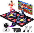 Electronic Dance Mat with HD Camera for HDMI Interface TV, Rechargeable Host & Remote Controller, Non-Slip Q52694