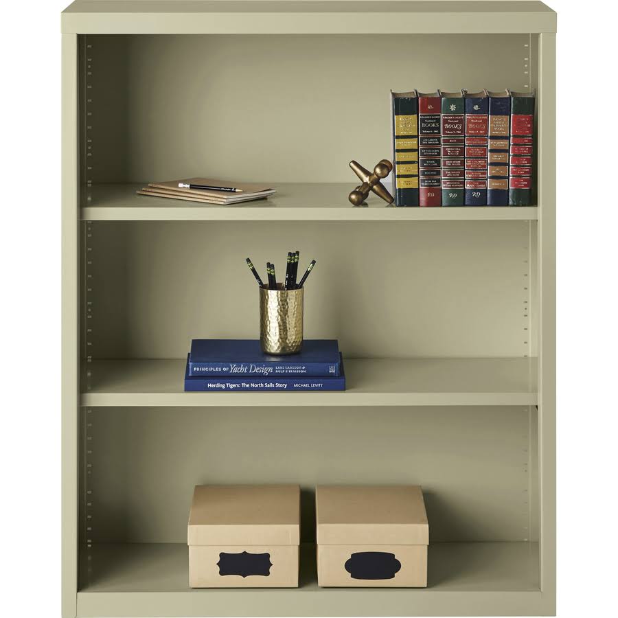Putty 3-Shelf Steel Bookcase D1009