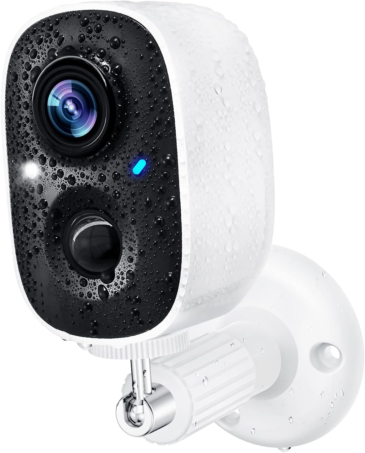 Wireless Outdoor Security Camera with Spotlight, 1080P Battery Powered WiFi Surveillance Cameras, Night Vision, Motion Detection, 2-Way-Talk, IP65 Weatherproof L465