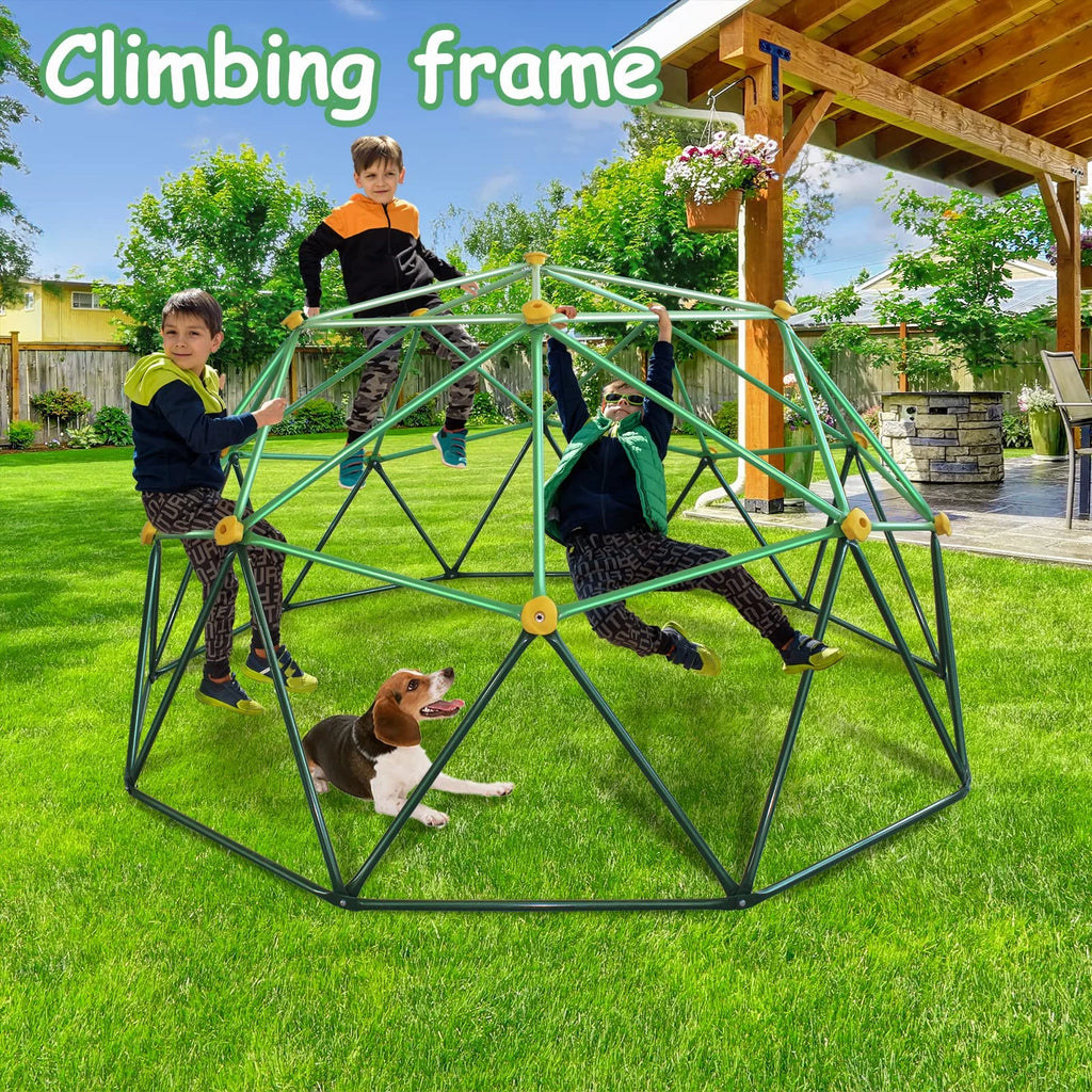 Metal Climbing Dome for Kids, Anti-Rust and UV-Resistant, 800LBS Load Capacity B6672