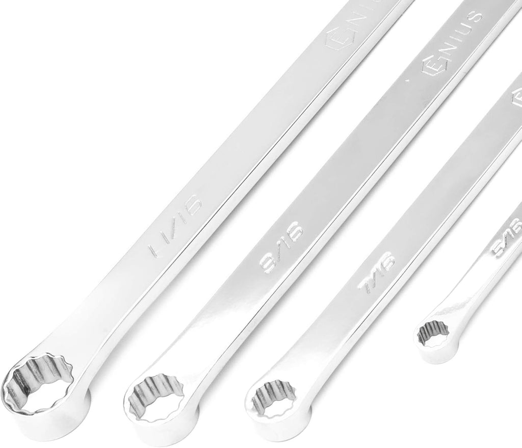 4PC SAE Extra Long Box End Wrench Set X3766