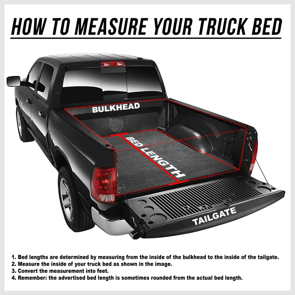 Tri-Fold Soft Tonneau Cover for Chevy S Truck L864