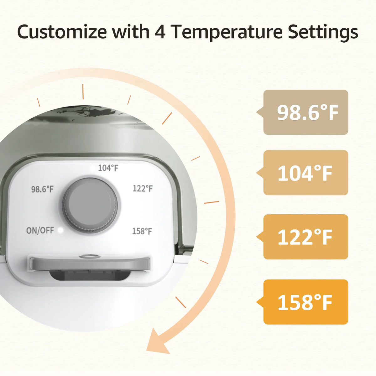 Baby Bottle Warmer with Night Light K840217
