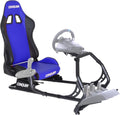 Racing Simulator Cockpit Driving Seat Reclinable with Gear Shifter Mount T8544