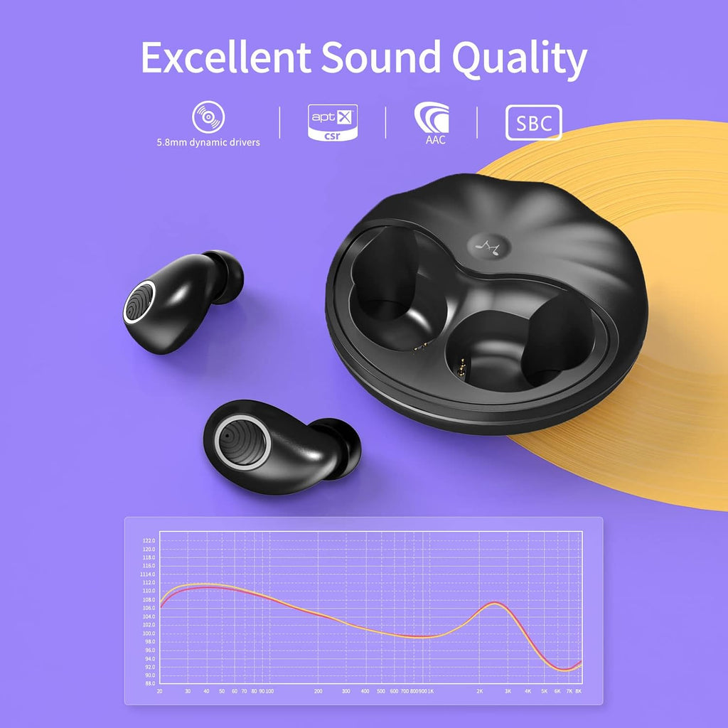 True Wireless Earbuds with Portable Charging Case S5796