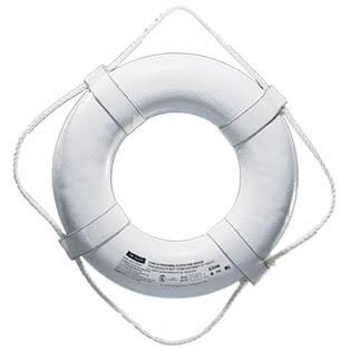 19 inch White USCG Life Ring T222230