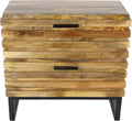 Wood And Metal Cabinet V849114