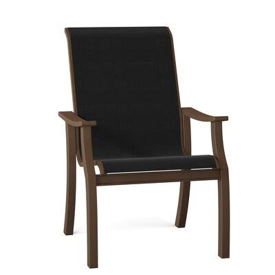 Patio Dining Armchair Textured Desert Black P59160