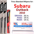 Subaru Outback Wiper Blades Set of 3 I55789