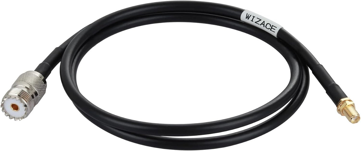 36 ft SMA Female to SO239 Extension Cable, Pure Copper Low-Loss Coaxial Cable, 50 Ohm R520083
