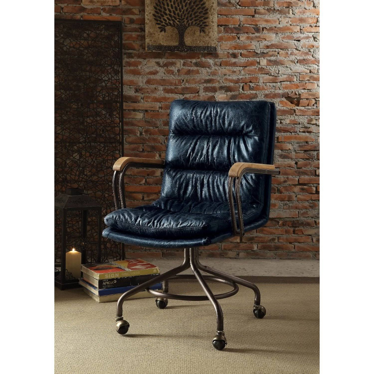 Vintage Blue Executive Office Chair Z61811