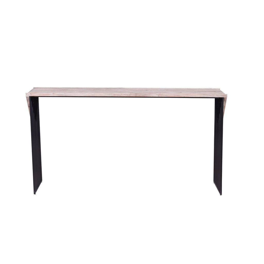 Natural Gray Console Table G102