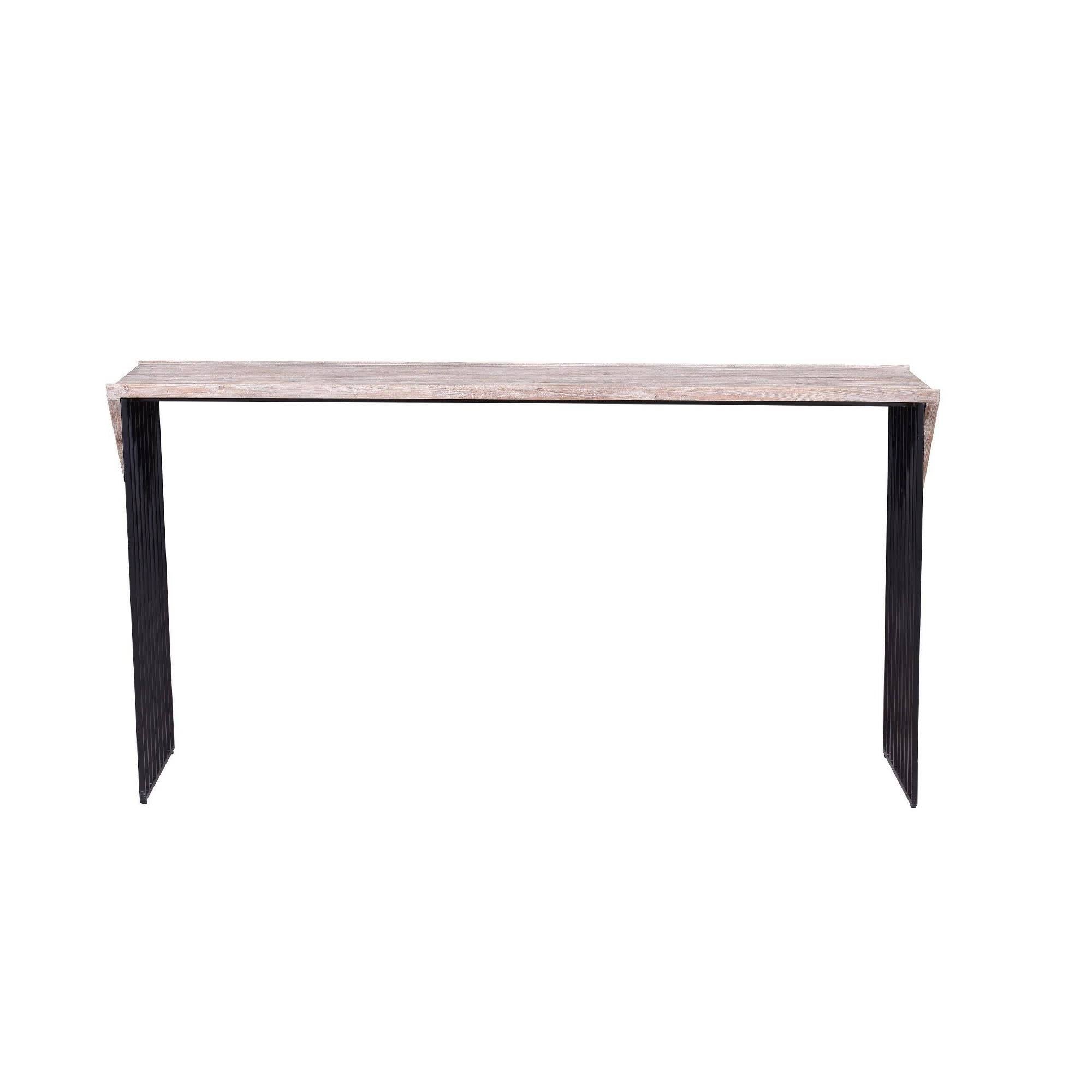 Natural Gray Console Table G102