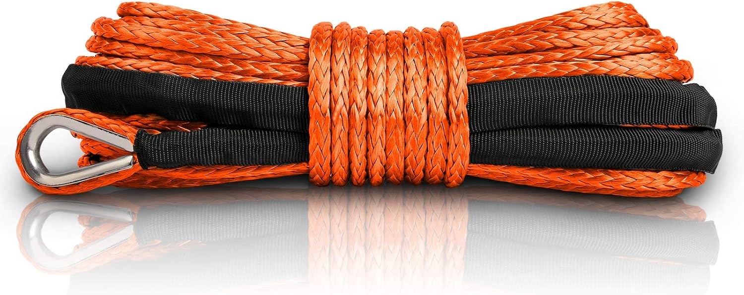 Synthetic Winch Rope Cable Gray Pack of 2 M615305