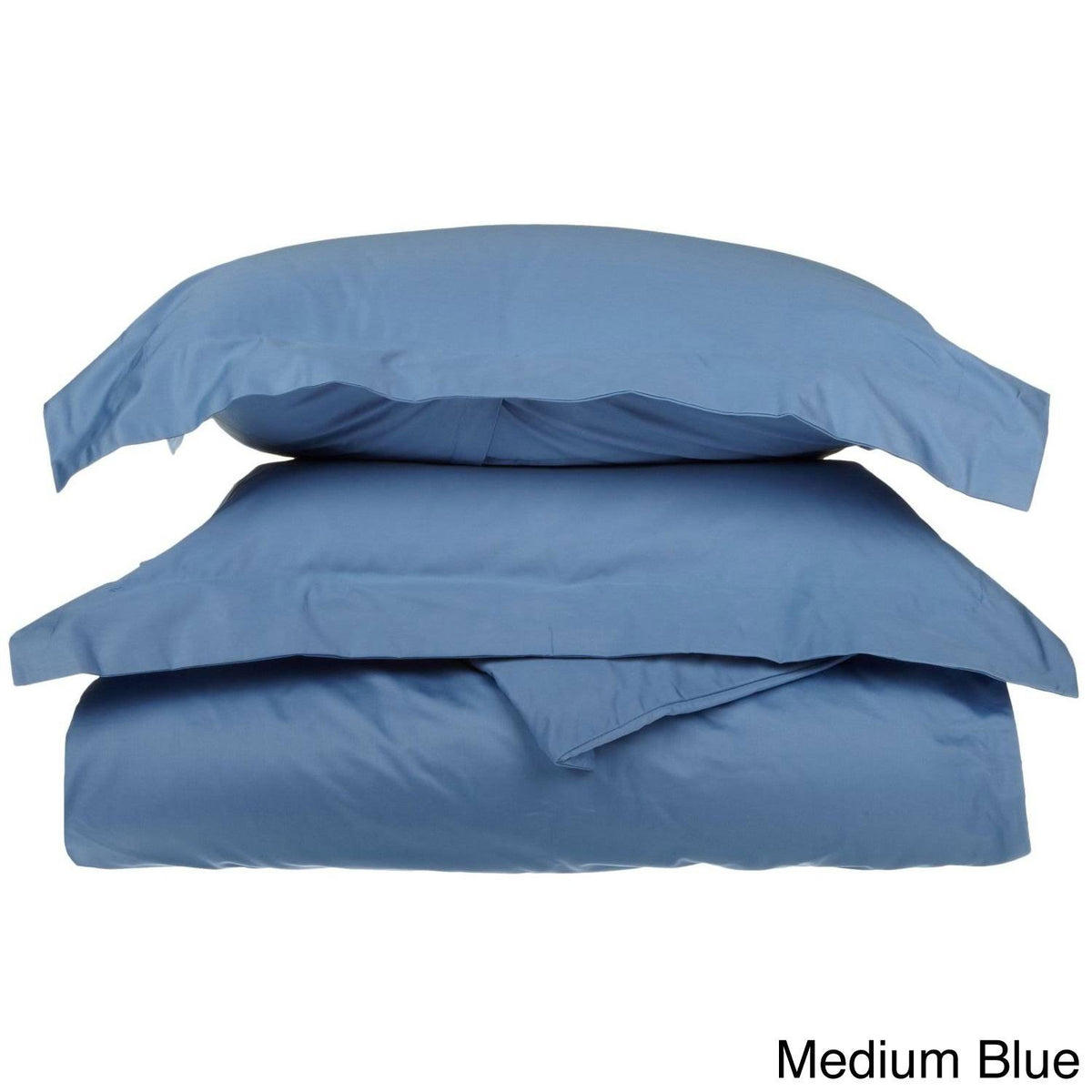 Blue King 3 Piece Cotton Duvet Cover Set D43942