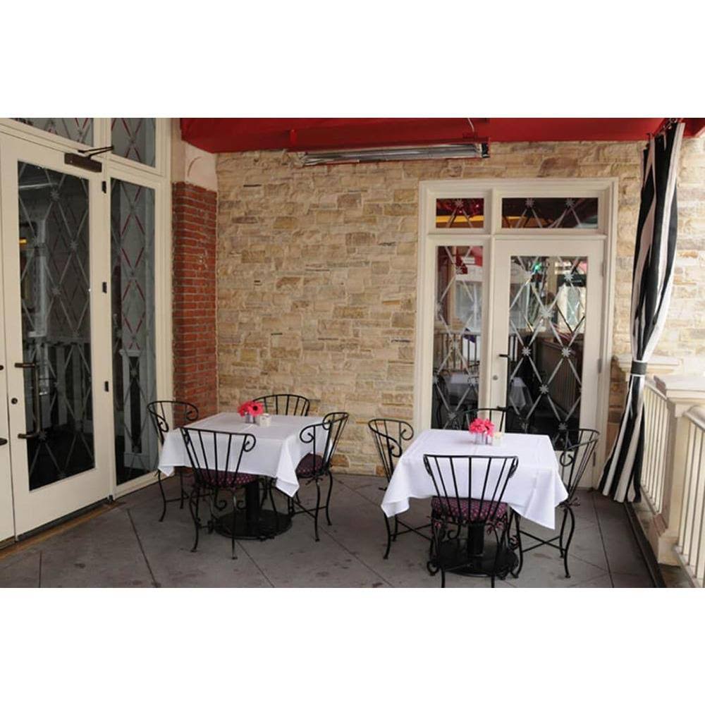 4000 Watt Electric Patio Heater Almond 240 Volt T1926