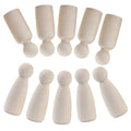 10pcs Wooden Peg Doll Body E359692