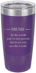 Purple Stainless Steel Insulated Tumbler 20 Oz Travel Coffee Mug U720108