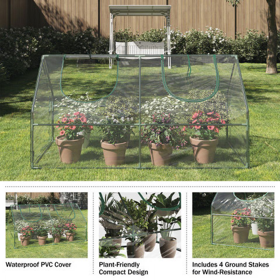 Green House with Steel Frame P7273