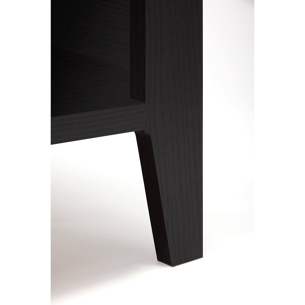 5 Shelf Bookcase, Black Suede Oak N681751
