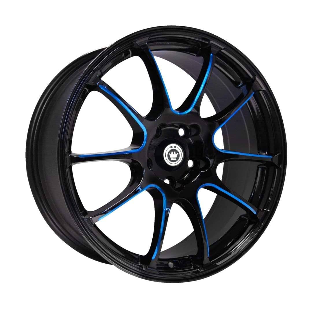 18x8 5x114.3 ET45 Black Rims I58777