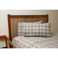 Orange Flannel Plaid Sheet Set P970