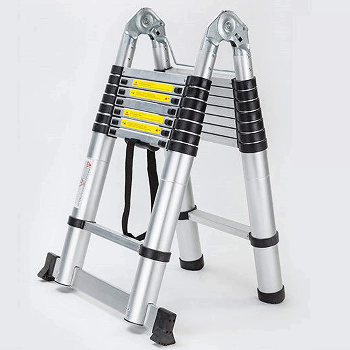 Telescopic Loft Ladder 16.5Ft Extendable Collapsible Step Ladders R8127