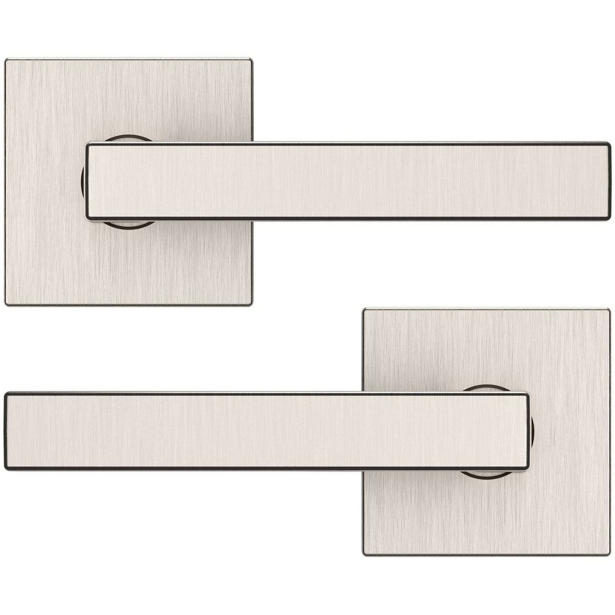 Satin Black Passage Leverset T8775