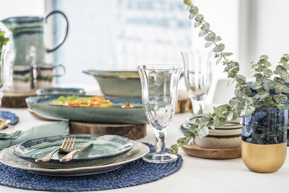 White Round Serving Platter W252