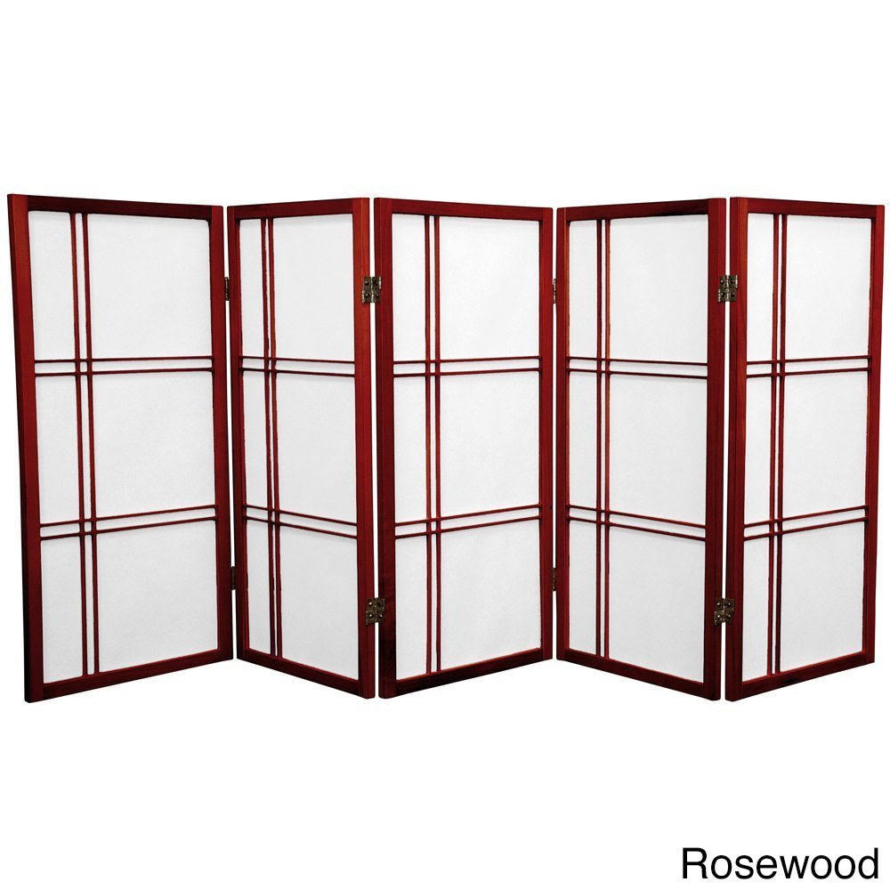 Rosewood 3 Panel Shoji Screen X275