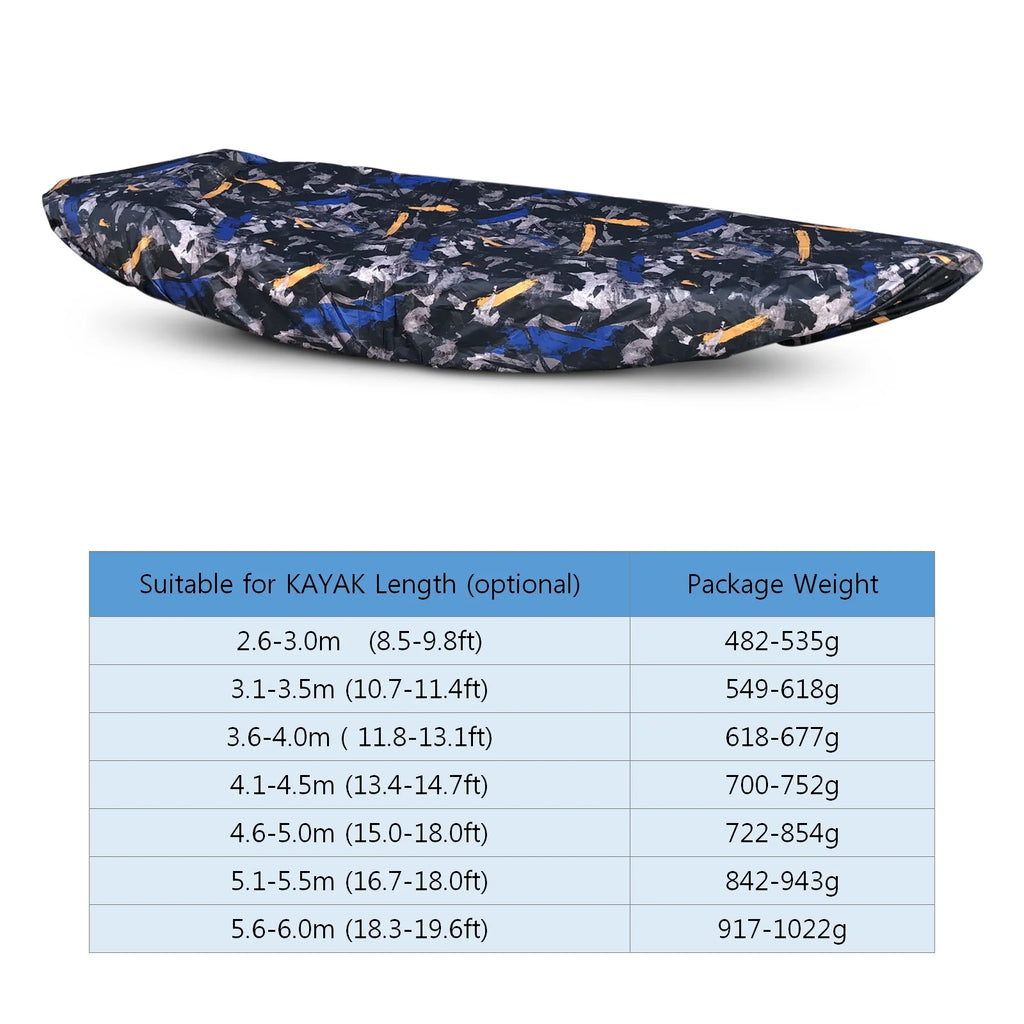 Universal Kayak Boat Cover Waterproof Dustproof Storage Cover F11814