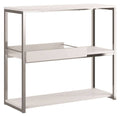 Matte White and Chrome Plated Console Table G738404
