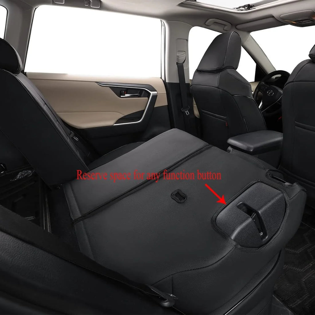 Black Leather Full Set Car Seat Covers for Toyota Corolla Cross 2021 2022 2023 2024 P997