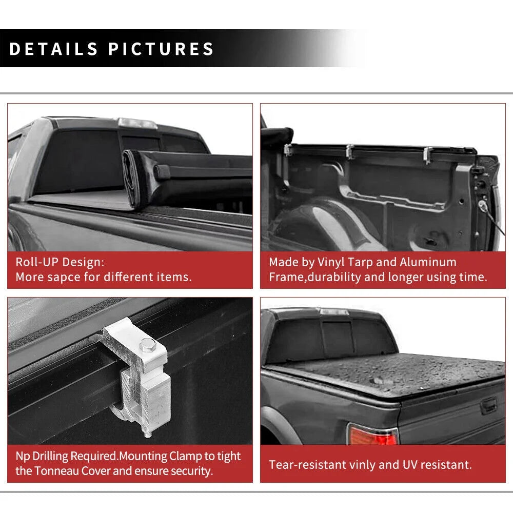 Soft Roll Up Bed Tonneau Cover G759886