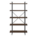 5 Tray Shelf Dark Walnut Bookshelf M69567