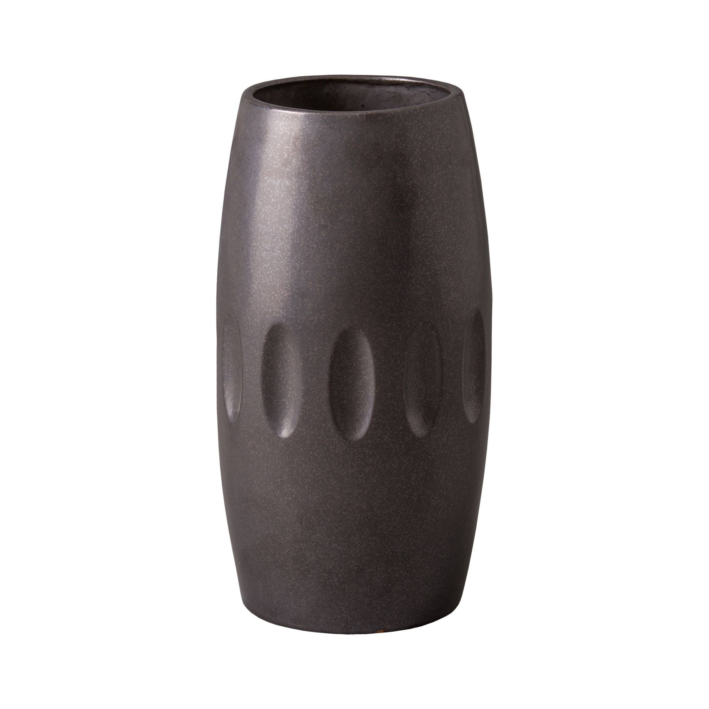 Tall Gunmetal Vase J27630