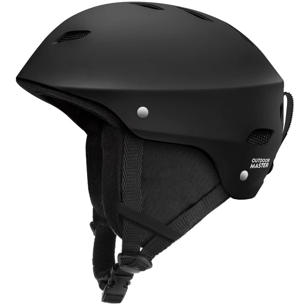 Black Adjustable Ski Helmet R28419