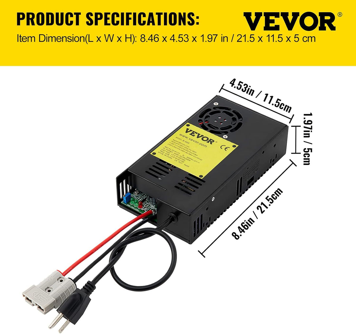 RV Power Converter Charger 600W 35 Amp Pack of 2 N7354