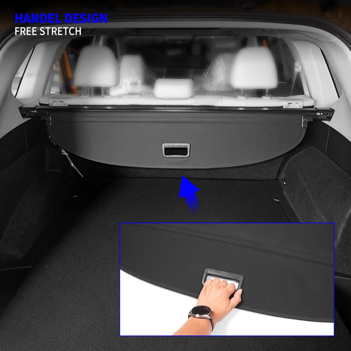Retractable Trunk Cargo Cover for Nissan Rogue B6298